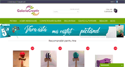 Desktop Screenshot of galeriacreativ.ro